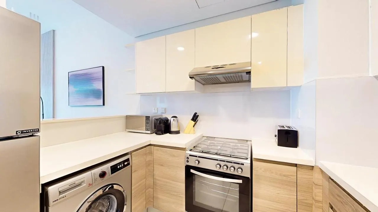 Sol Bay - One Bed With Distant Burj Khalifa View Apartment Dubai