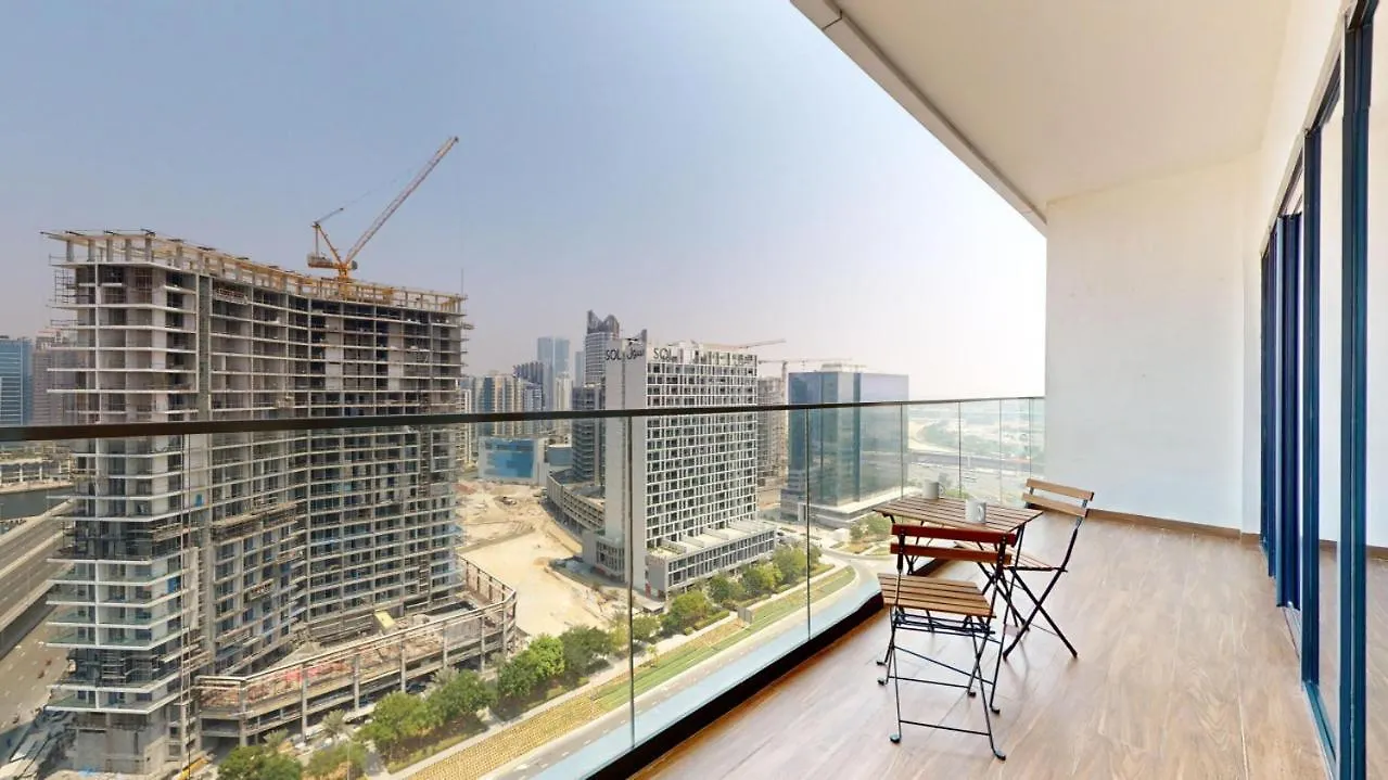 Sol Bay - One Bed With Distant Burj Khalifa View Apartment Dubai