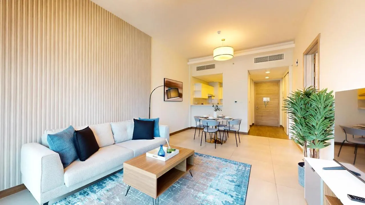 Sol Bay - One Bed With Distant Burj Khalifa View Apartment Dubai
