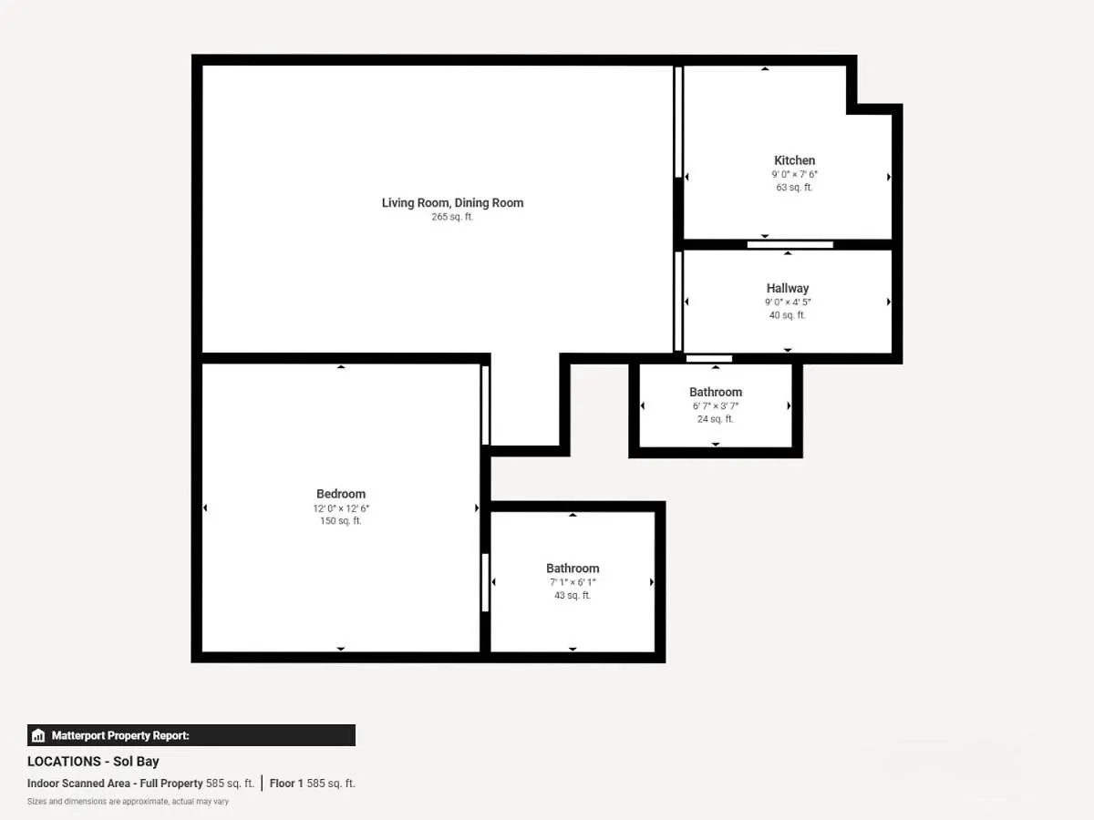 Sol Bay - One Bed With Distant Burj Khalifa View Apartment Dubai 0*,