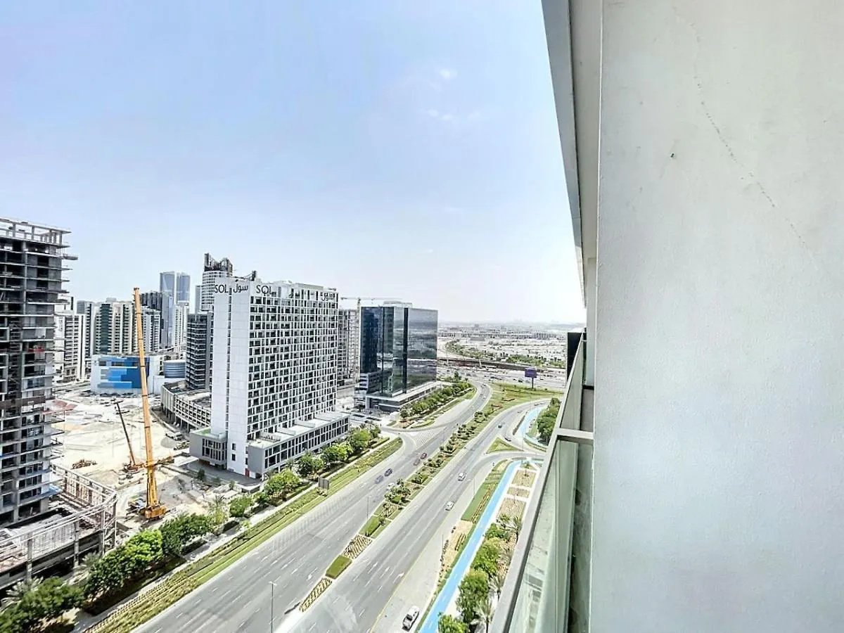 Sol Bay - One Bed With Distant Burj Khalifa View Apartment Dubai